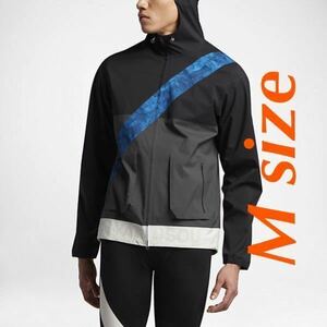 美品! NIKE gyakusou ランニングジャケット M/ undercover コラボ 別注 ナイロンジャケット パーカー マラソン 枯葉 カモ柄