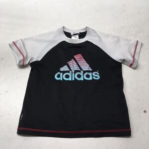 送料無料★adidas climalite アディダス★半袖Tシャツ　トップス★子供　キッズ　男女兼用 130 #50317saa