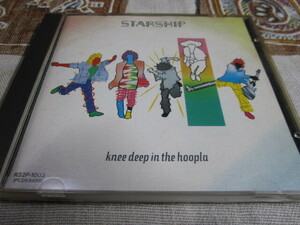 再生確認済み　送料込み　STARSHIP / KNEE DEEP IN THE HOOPLA スターシップ　フープラ 日本盤　ミニポスター付き　帯なし 