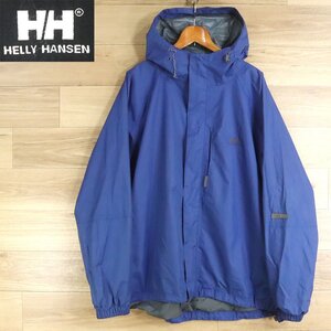 F6R/O1.9-8　HELLY HANSEN　ヘリーハンセン　マウンテンパーカー　ナイロンジャケット　マウンテンジャケット　アウトドア　XXL　ブルー