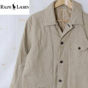 チャップスラルフローレン CHAPS RALPH LAUREN■中綿入りジャケット ブルゾン　日登美■M■ベージュ系 ※NK4o11125