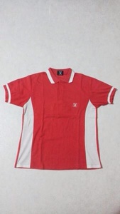 ヴィンテージ PLAYBOY プレイボーイ ポロシャツ 赤×白 made in USA アメリカ製 vintage polo shirt ビンテージ