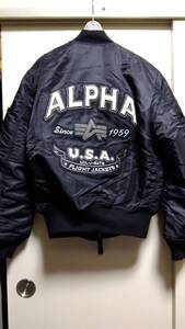 ☆ALPHA INDUSTRIES アルファインダストリーズ　MA-1USスペック☆新品自宅保管レディース可