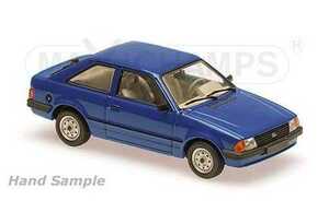 送料510円 希少 MINICHAMPS マキシチャンプス1/43 フォード エスコート 1981 ブルー 940085000 ①