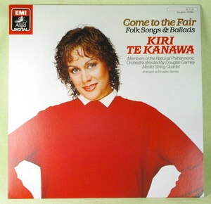 試聴済 中古LP キリ・テ・カナワ イギリス民謡をうたう KIRI TE KANAWA come to the fair / folk songs & ballads 日本盤 EAC-90210