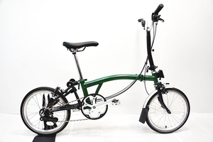 ▼▼ブロンプトン BROMPTON M6L 2021年購入車体 フォールディングバイク 折り畳み自転車 16インチ レーシンググリーン