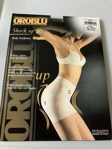 【送料無料】 OROBLU shock up 20 body sculpture light L EU42/44 black 20デニール 着圧 ガードル パンティストッキング シアータイツ