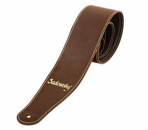 【新品】Sadowsky（サドウスキー）/ MetroLine Genuine Leather Bass Strap - Brown, Gold Embossing ベースストラップ