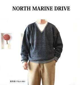 45rpm系列　ノース マリン ドライヴ（NORTH MARINE DRIVE）スウェットディティール・ニットセーター