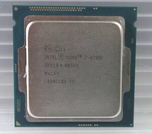 【中古】Intel CPU i7-4790k/4.00GHZ【作動機器より取り外し品】