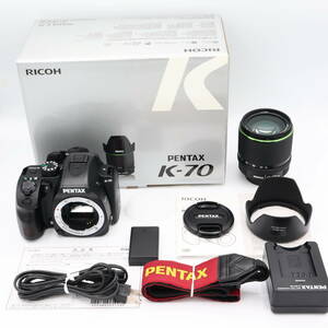 PENTAX K-70 18-135mmWRレンズキット ブラック APS-Cデジタル一眼レフカメラ 　#240528_4557412