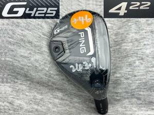 CT246 ツアー支給品 WRX PROTO 2021 PING G425 HYBRID 4 22°(リアル 22.25°) スペックシート付き TOUR ISSUE