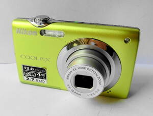 ■[デジタル] ★ ニコン Nikon COOLPIX S3000 グリーン　 (ジャンク扱い）