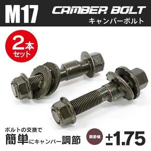 【ネコポス送料無料】キャンバーボルト M17 レクサス UX250h MZAH15 フロント アルマイト処理 2本セット