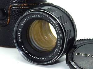 ★良品★ PENTAX ペンタックス Super-Takumar 55mm F1.8 前期 前後キャップ付属 #P221