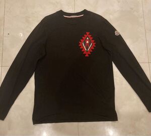 サイズXS】モンクレール　ロングTシャツ ロンT MONCLER スキーワッペン