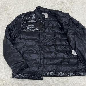 極美品・XL相当 モンクレールフラグメント MONCLER FRAGMENT POULSEN ダウンジャケット ライトダウン 黒色 7 D209U4030750