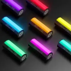 USB-C充電式LEDビデオライト マグネット搭載 2000mAh