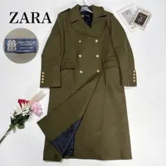 【美品】ZARA ザラ manteco マンテコ ダブルチェスターコート