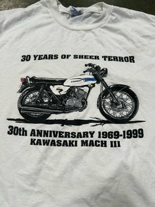 Kawasaki z1 kz マッハ　エグリ 川崎 名車シリーズ machⅢヴィンテージ 30th記念 Tシャツ
