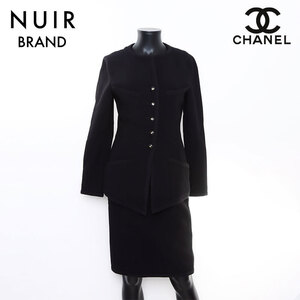 シャネル CHANEL セットアップ ツイード Size 40 スーツ ブラック