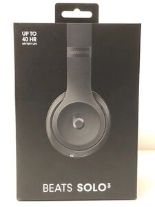 【未使用】Beats Solo3 Wireless MX432LL/A ワイヤレスヘッドホン 2021年製 ブラック 1円〜