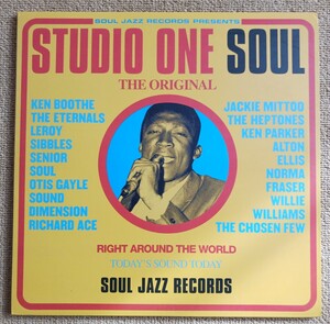 『STUDIO ONE SOUL』SOUL JAZZ RECORDS / SJR LP50 / 輸入盤２枚組LPレコード / ALTON ELLIS / CHOSEN FEW / OTIS GAYLE / HEPTONES