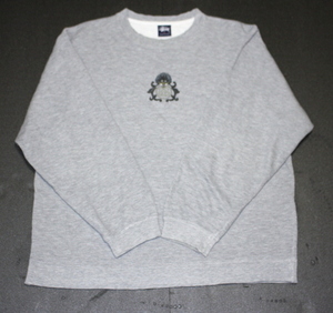 ★STUSSY★ステューシードラゴンプリント　トレーナーヴィンテージUSED!!!