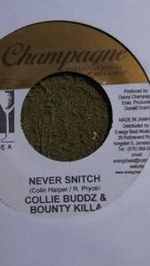 Wicked Combination Never Snitch Collie Buddz & Bounty Killer from Champagne