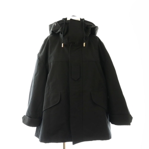 ザ リラクス THE RERACS ルーズショートモッズコート LOOSE SHORT MODS COAT フード付き アウター 36 S 黒