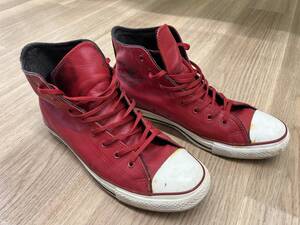 1円出品※中古 コンバース スニーカー 赤 CONVERSE オールスター ALL STAR 27㎝※