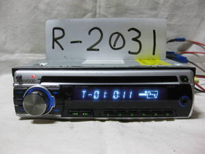 R-2031　KENWOOD　ケンウッド　E242S　MP3　フロント AUX　1Dサイズ　CDデッキ　補償付き