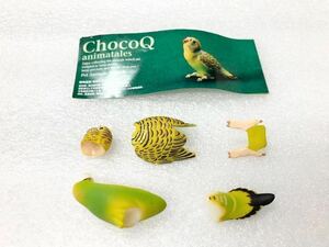 ★即決★チョコQ★ペット動物４★第４弾★セキセイインコ　（ヒナ）★ノーマル★未組立品★ミニブック付き★海洋堂★松村しのぶ★