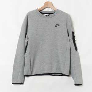 NIKE ナイキ CU4506-063 TEC FLEECE CREW テックフリース クルースウェット グレー S メンズ レディース トップス トレーナー スポーツ