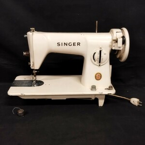 【ジャンク出品】SINGER アンティークミシン シンガー 192U 1960年日本/宇都宮工場製造 電動モーター付きミシン 動作未確認　1017-012(12)