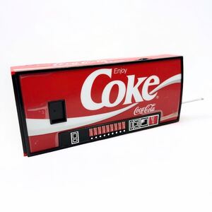 非売品 Coca-Cola コカ・コーラ 自動販売機 ポータブルラジオ 1989年 動作確認済み