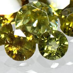 1円〜!!［天然スフェーンおまとめ6ct］j 約1.2g ルース 裸石 宝石 ジュエリー jewelry sphene w4つ22