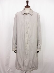 アーカイヴ【イッセイミヤケメン ISSEY MIYAKE MEN】ME31FA020 ポリエステルステンカラーコート (メンズ) size3 グレージュ系 □17MW3343□