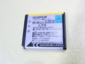 【美品】 FUJIFILM 富士フィルム 【純正品】 バッテリー 　NP-50 送料無料　　動作品　 c