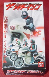 29BC1-02　バンダイ　食玩　ザ・ライダーマシン　未組　新１号　ニューサイクロン　完全彩色済みフィギュア