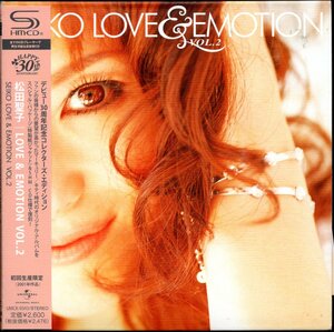 【中古CD】松田聖子/LOVE&EMOTION VOL.2/紙ジャケット仕様/SHM-CD/2010年盤/限定盤