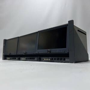 3Q 中央無線 液晶モニター LC-H058 3台セット ラックマウント ★205