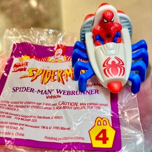 マクドナルド ハッピーミールトイ スパイダーマン ハッピーセット おもちゃ 1995年製 McDonald’s Happy Meal toys Spider-Man 