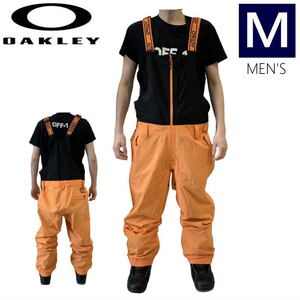 ● OAKLEY TC GUNN RC BIB 3. PNT SOFT ORANGE Mサイズ メンズ スノーボード スキー パンツ PANT ビブパンツ 23-24 日本正規品