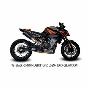 KTM DUKE 790 2018～2023 ,890 2020～2023 AUSTINRACING DE-CAT エキゾーストマフラー オースティンレーシング