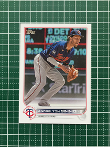 ★TOPPS MLB 2022 SERIES 1 #306 ANDRELTON SIMMONS［MINNESOTA TWINS］ベースカード「BASE」★