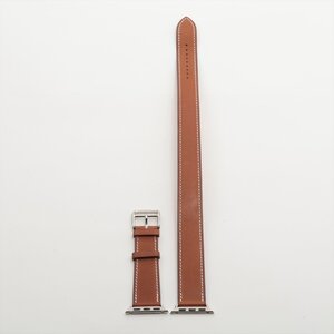 ■ 1円 ～ 正規 中古 参定8.2万■ エルメス HERMES ■ アップルウォッチ ドゥブルトゥール アトラージュ 41mm ■ レザー ブラウン Y刻印