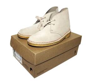 6-87.CLARKS ORIGINAL クラークス オリジナル Desert Boot. ブーツ レザー スエード レディース UK:5 (24.0cm位）シューズ 靴 箱付き