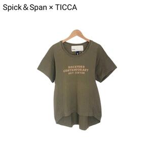 Spick＆Span × TICCA　Tシャツ　プリント　コラボ　レディース