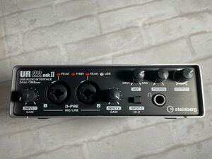 Steinberg UR22mkⅡ UR22mk2 オーディオインターフェース スタインバーグ 24bit/192kHz 本体のみ